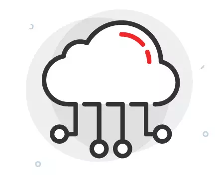 cloud hosting icon